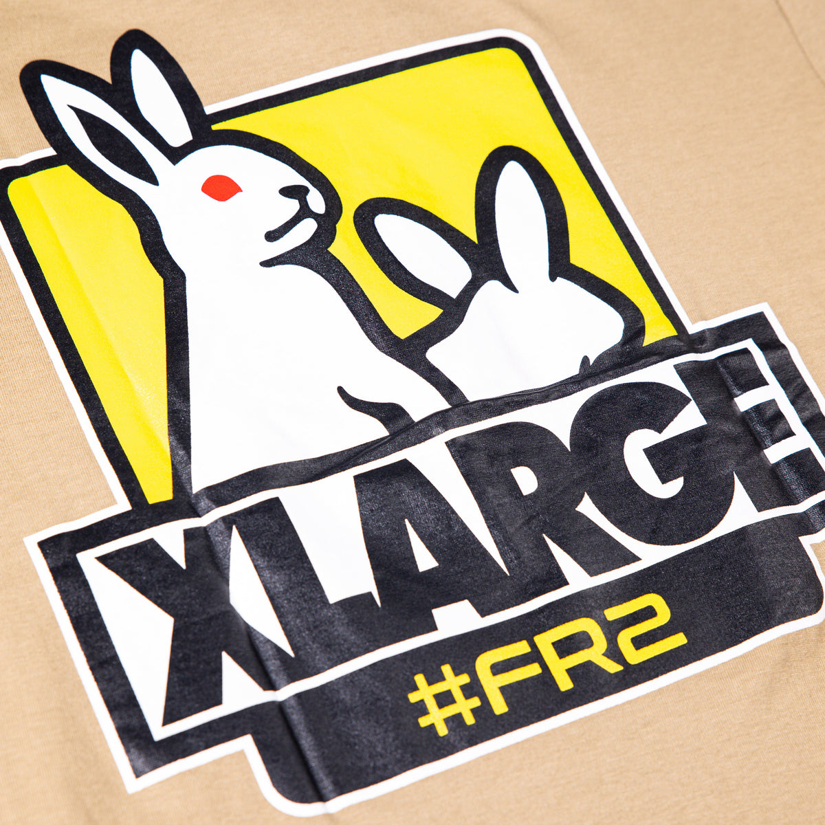 XLARGE x #FR2 Fxxk Icon Tee 2 Beige – Kriss Kross