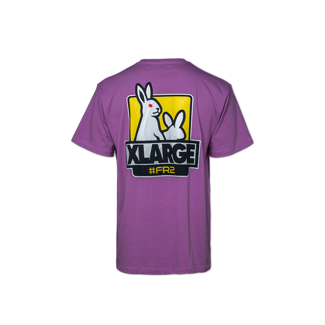 XLARGE x #FR2 Fxxk Icon Tee 2- Lavender – Kriss Kross