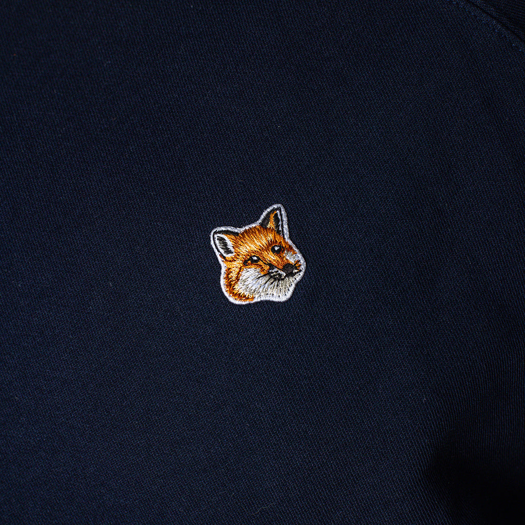 Maison Kitsuné Orange Fox Head Crewneck - X SMALL