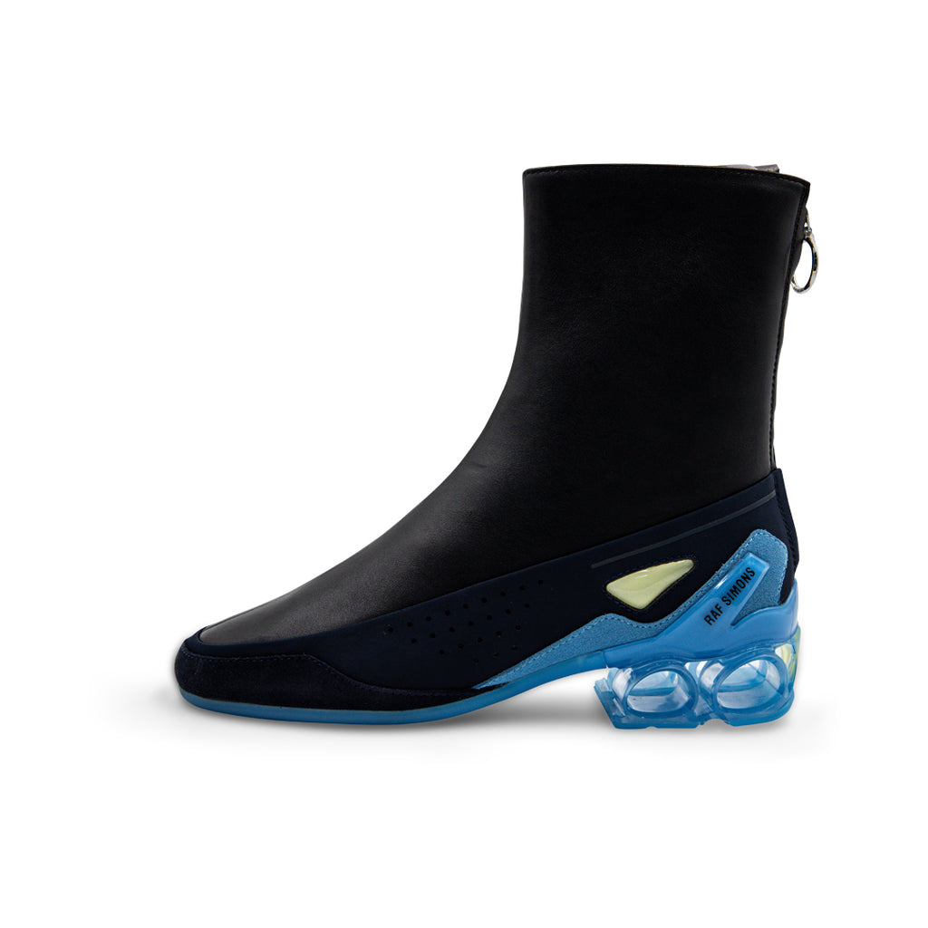Raf Simons Cycloid-4 Ankle Boot Black Aqua
