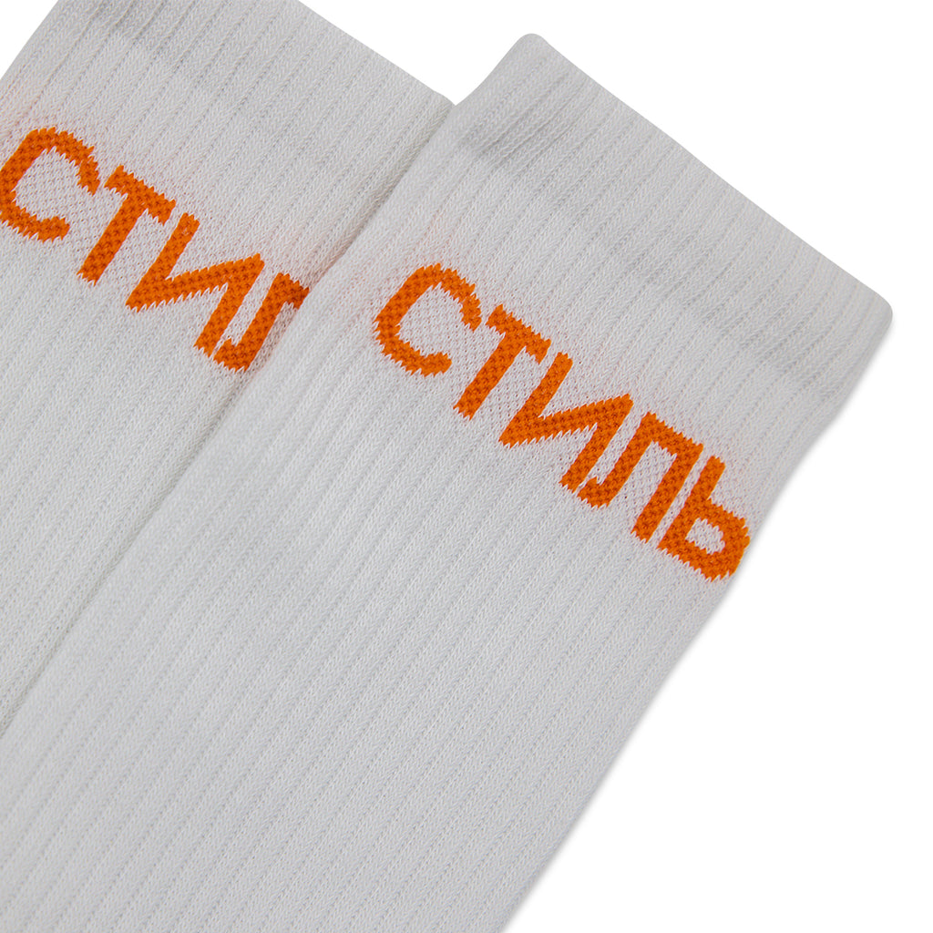 HERON PRESTON CTNMB Long Socks White Orange