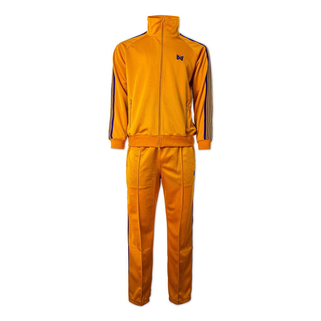 Needles Track Jacket Poly Smooth Yellow Gold - XSmall