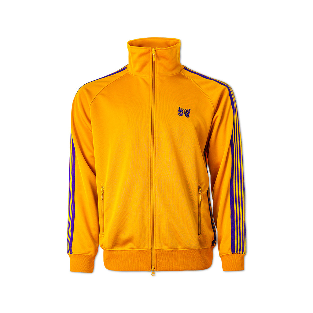 Needles Track Jacket Poly Smooth Yellow Gold - XSmall