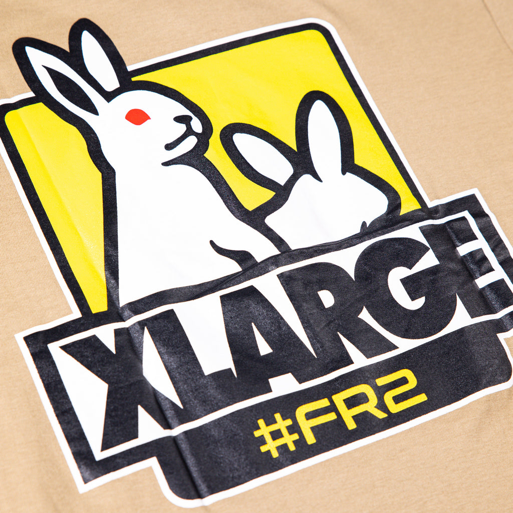 XLARGE x #FR2 Fxxk Icon Tee 2 Beige