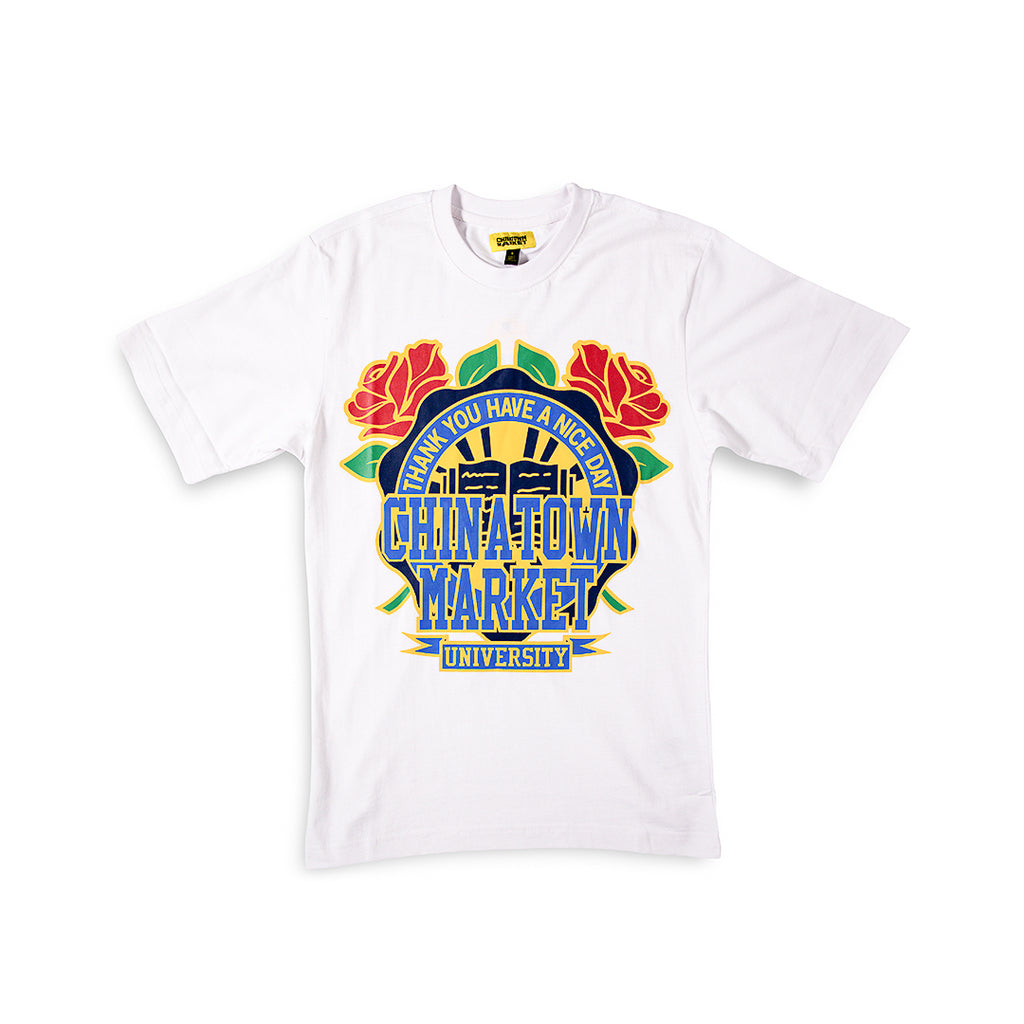 MARKET Chinatown Rose Garden T-Shirt - White