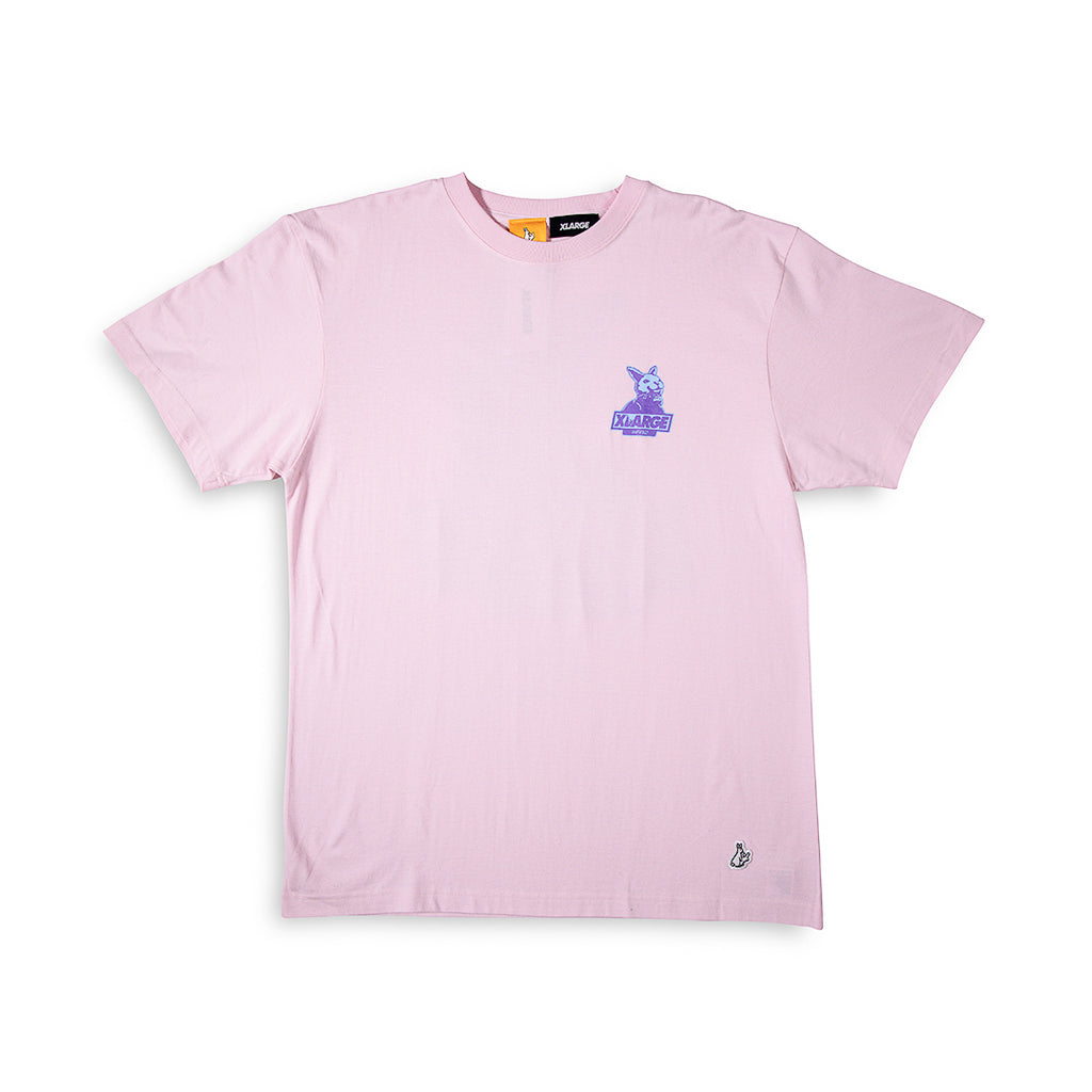 XLARGE x #FR2 OG Rabbit Logo Tee - Light Pink - XLARGE