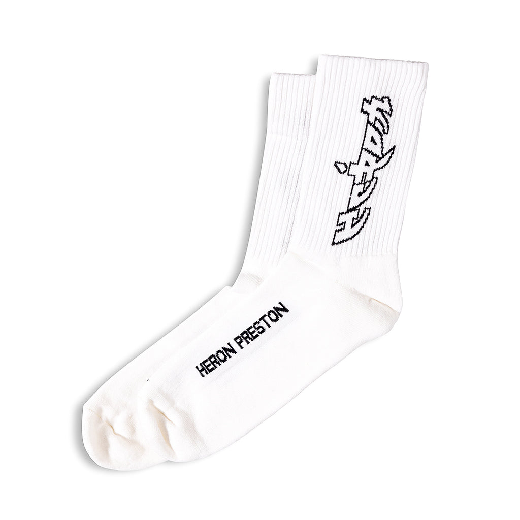 HERON PRESTON HP Arcade Long Socks - White