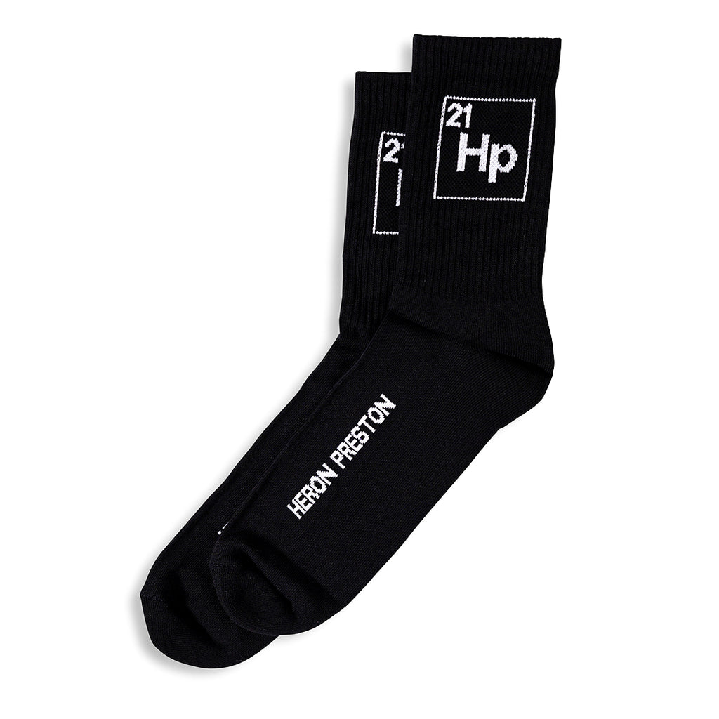 HERON PRESTON HP Periodic Long Socks - Black