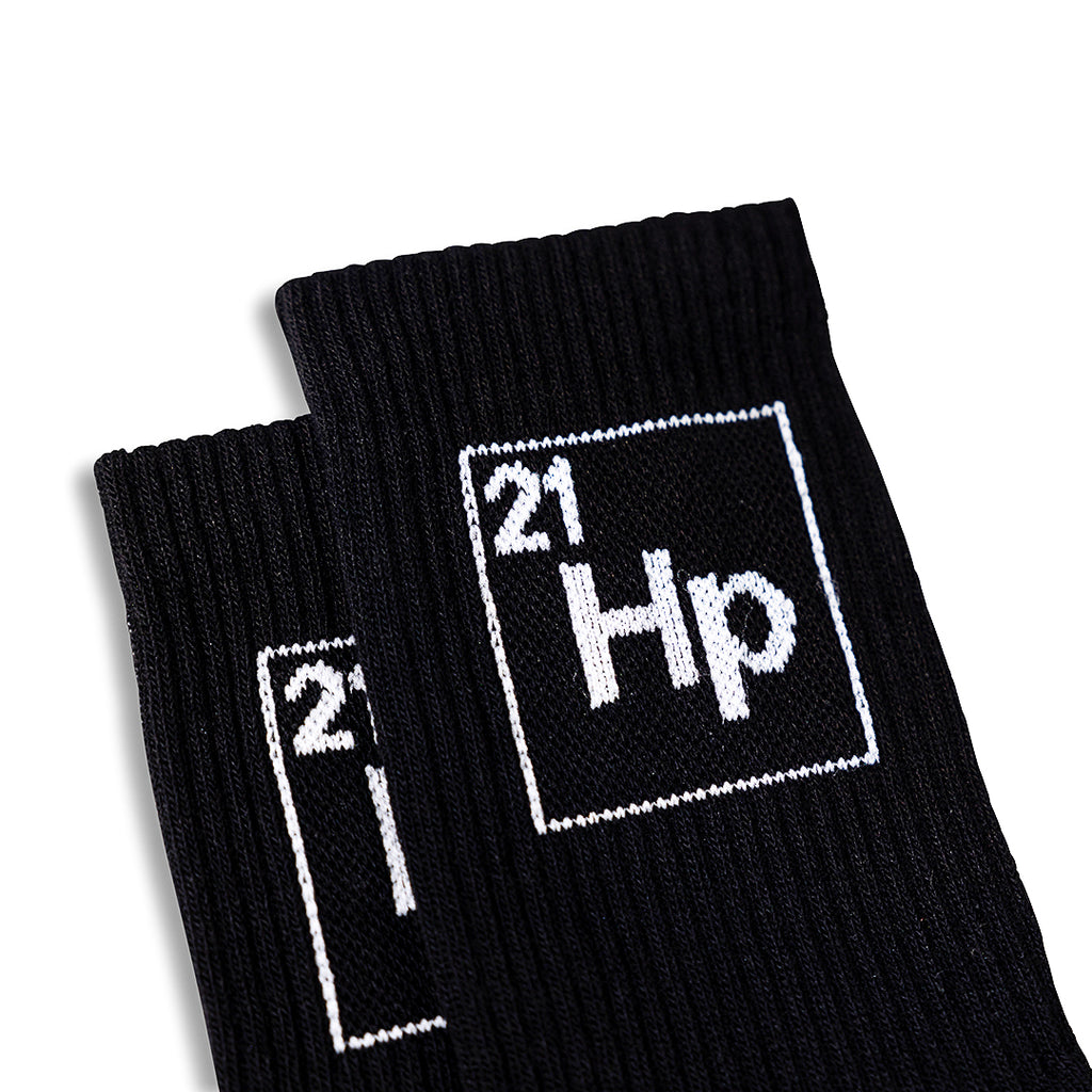 HERON PRESTON HP Periodic Long Socks - Black