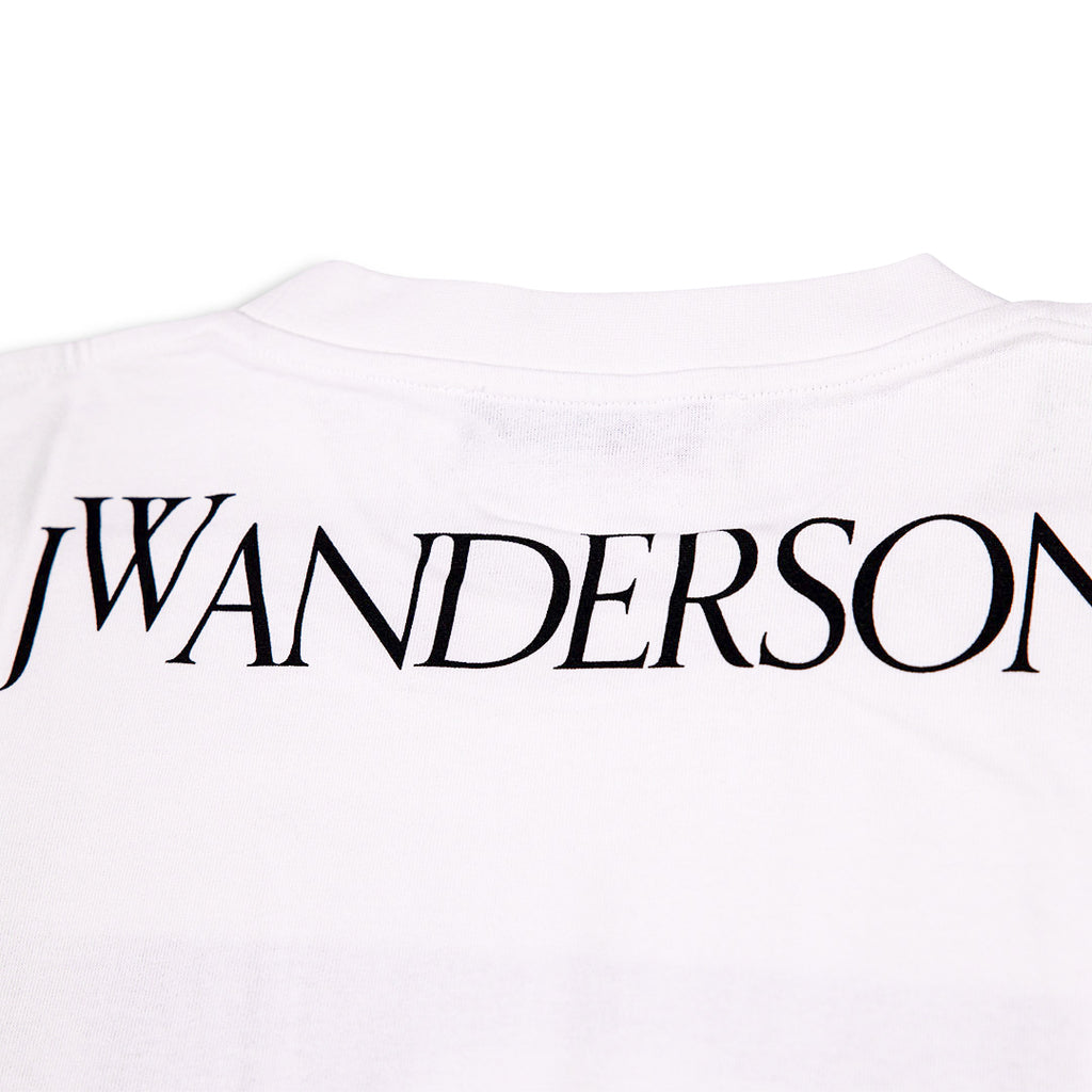 JW ANDERSON Oversized Printed Face Tee White - X SMALL