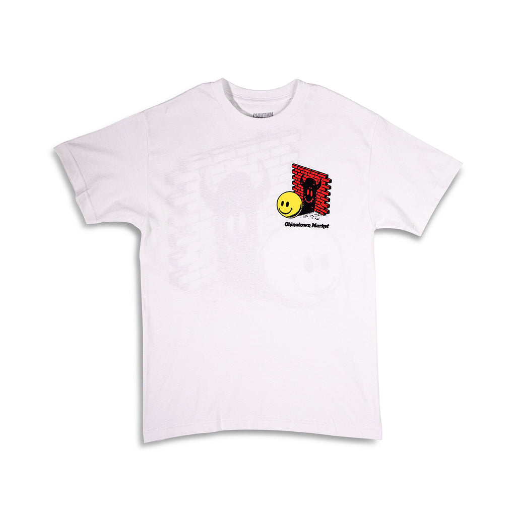 MARKET Chinatown Smiley Find The Light Tee White