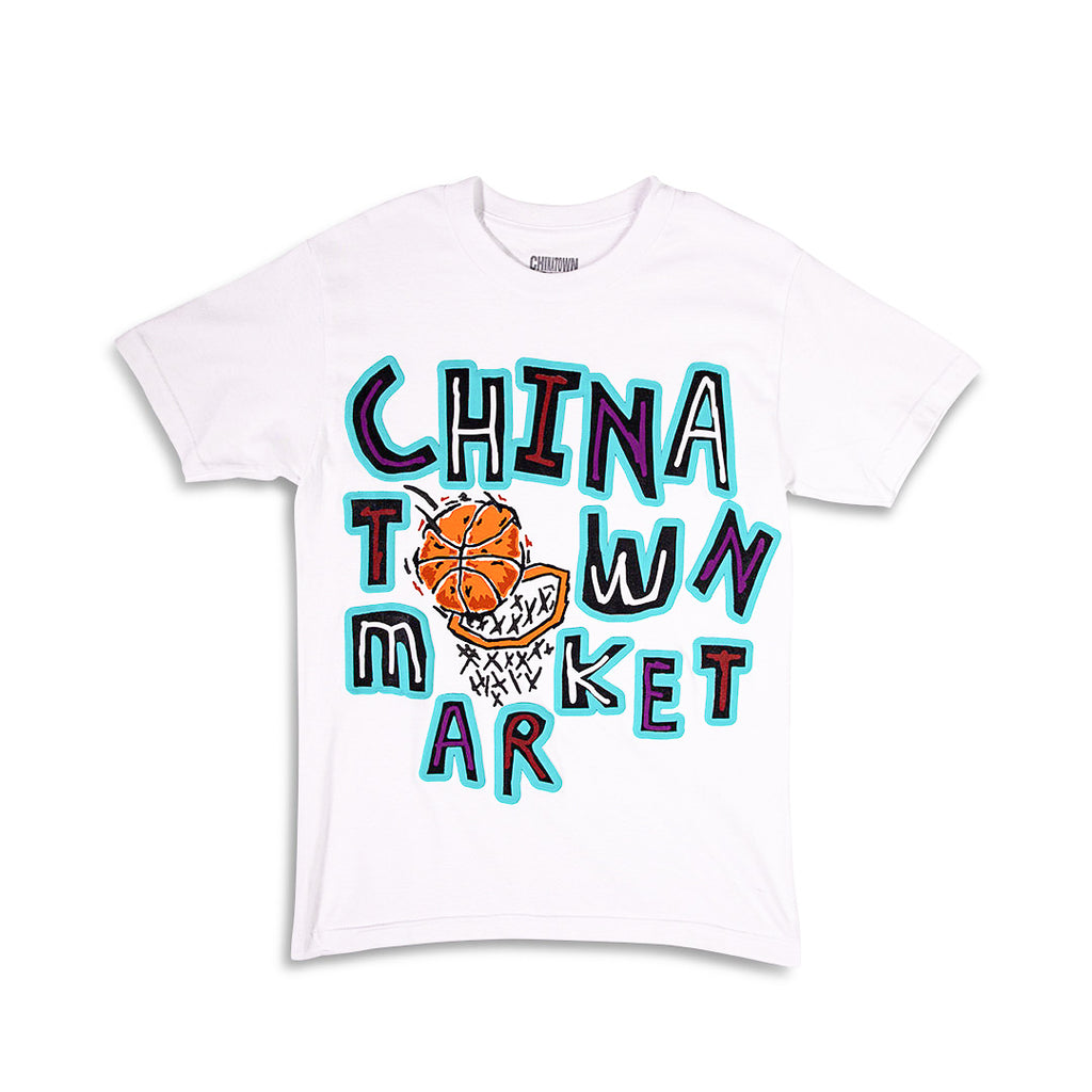 MARKET Chinatown Parquet Courts Tee White - SMALL