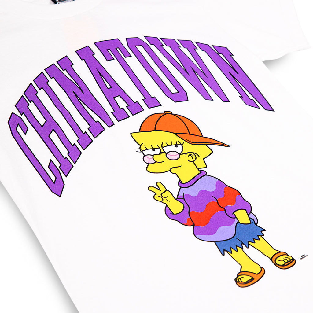 MARKET Chinatown x Simpsons Like You Know Whatever Arc Tee White - XX LARGE