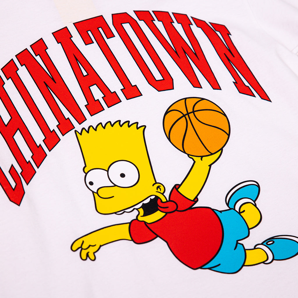MARKET Chinatown x Simpsons Air Bart Arc Tee White - SMALL