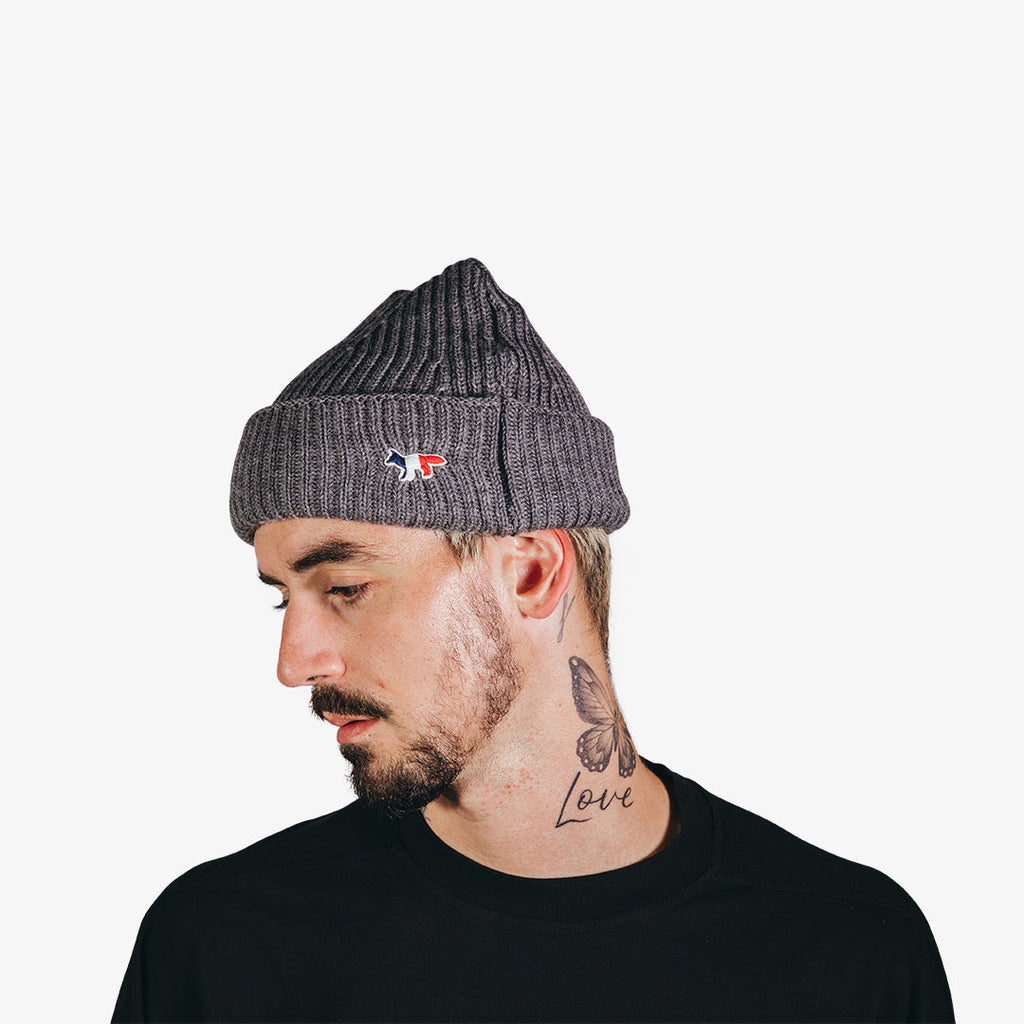 Maison Kitsuné Ribbed Hat