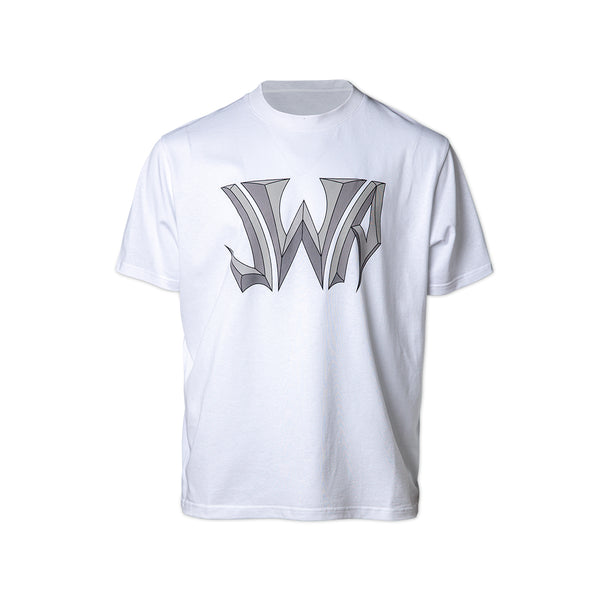 Tシャツ・カットソー JW ANDERSON / Gothic Logo Oversized T-Shirt JW ANDERSON Gothic Logo Oversized T-Shirt - White – Kriss Kross