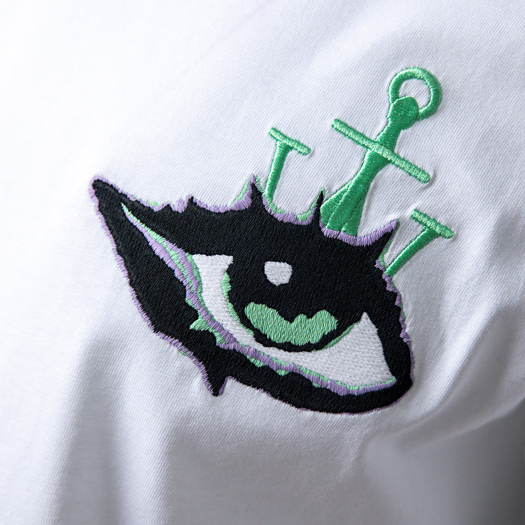 JW ANDERSON Eye Embroidered Logo T-Shirt - White