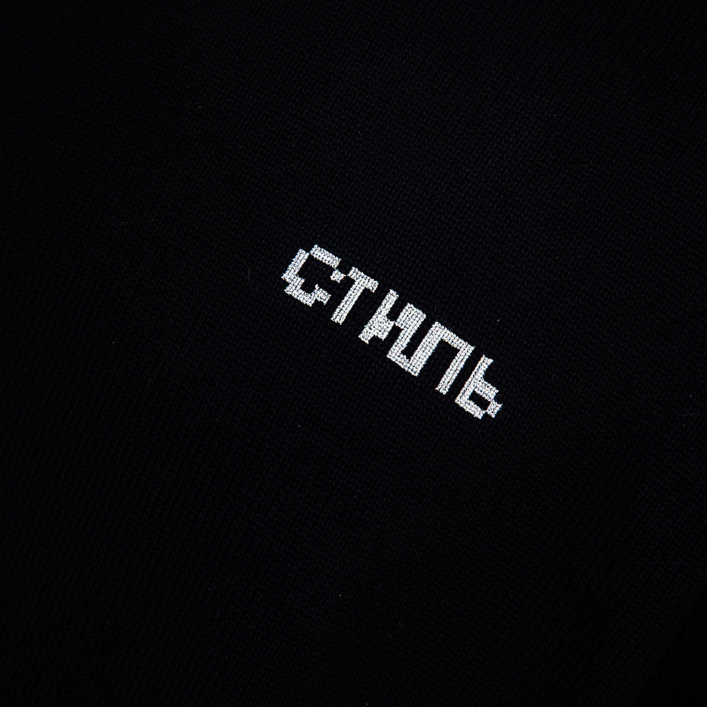 HERON PRESTON CTNMB Knit Crewneck Black White