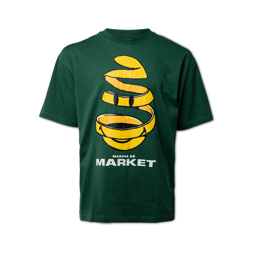 MARKET Smiley Marche De Market T-Shirt Forest Green