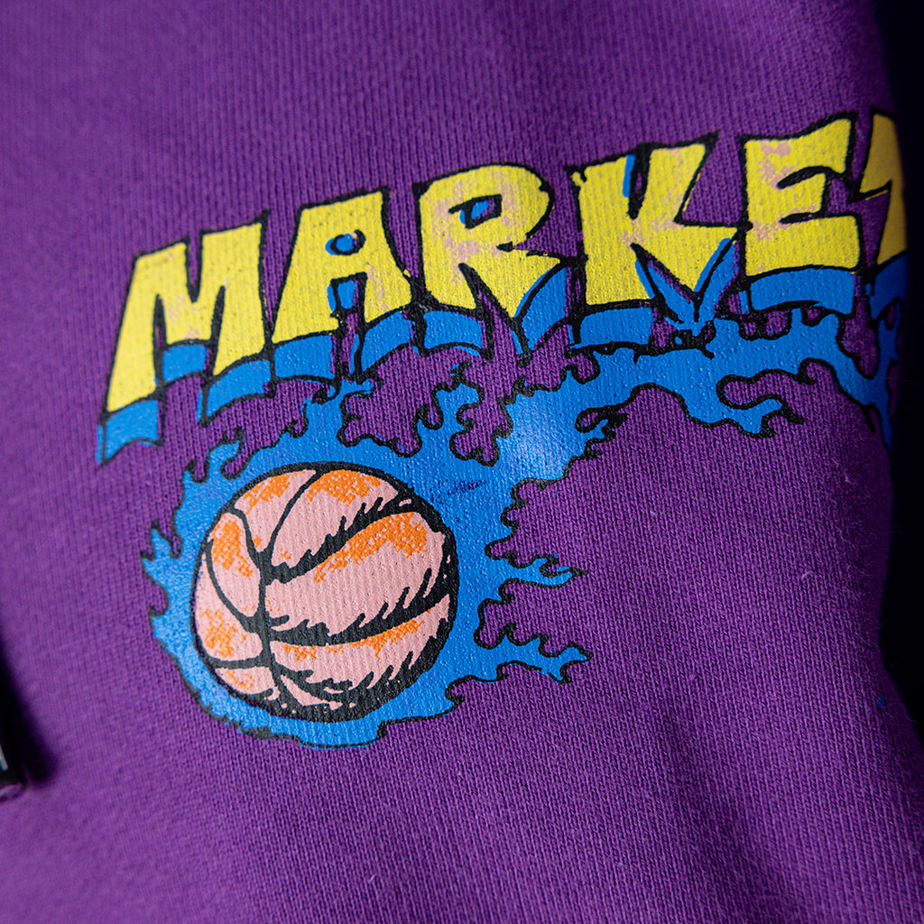 MARKET Slam Dunk Sketch Hoodie Purple