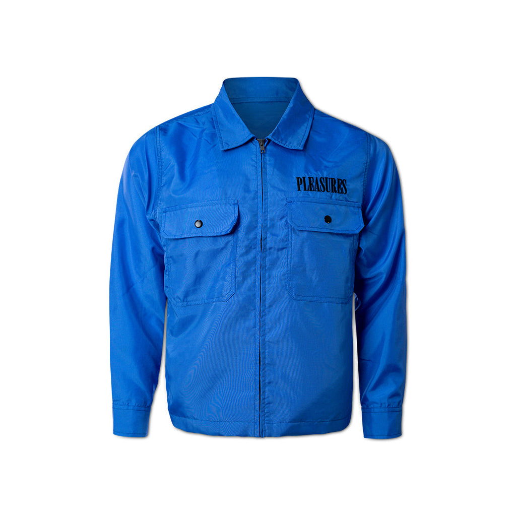 PLEASURES Dynamic Work Jacket Blue - XL