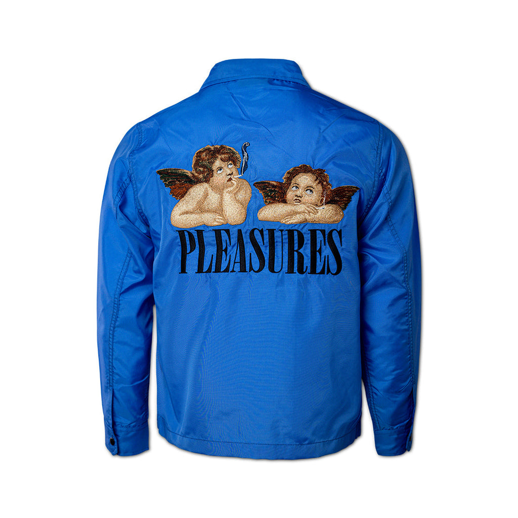 PLEASURES Dynamic Work Jacket Blue - XL