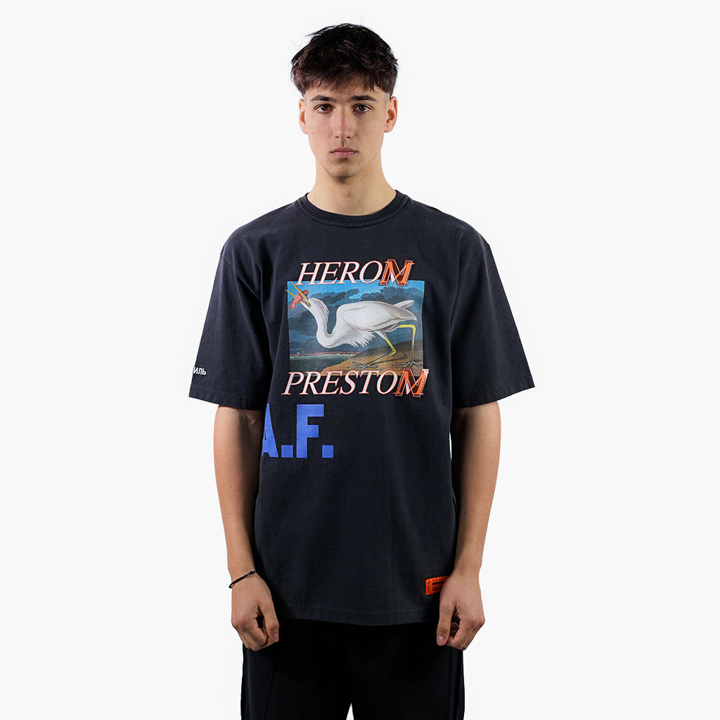 HERON PRESTON OS Heron A.F Tee Black/Blue