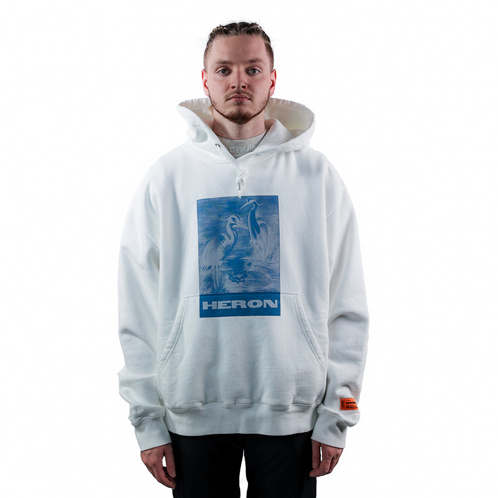 HERON PRESTON Herons Litho Hoodie