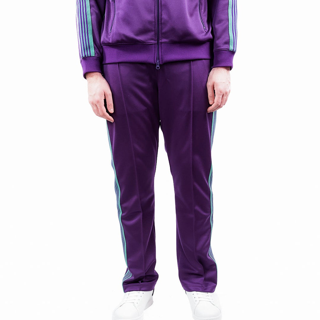 Needles Track Pant Poly Smooth Eggplant - XSMALL