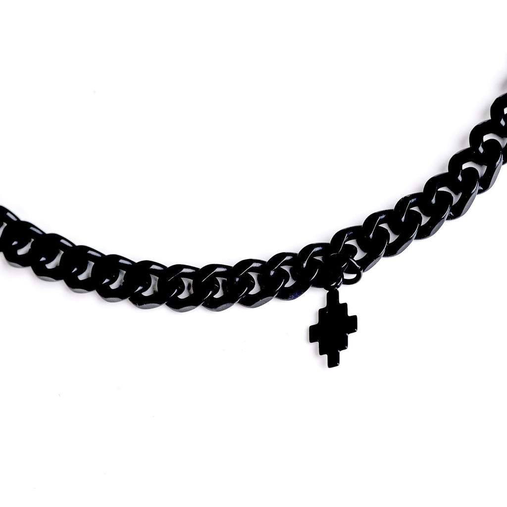 Marcelo Burlon County of Milan Cross Necklace - Black