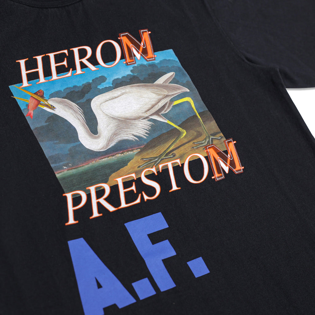 HERON PRESTON OS Heron A.F Tee Black/Blue