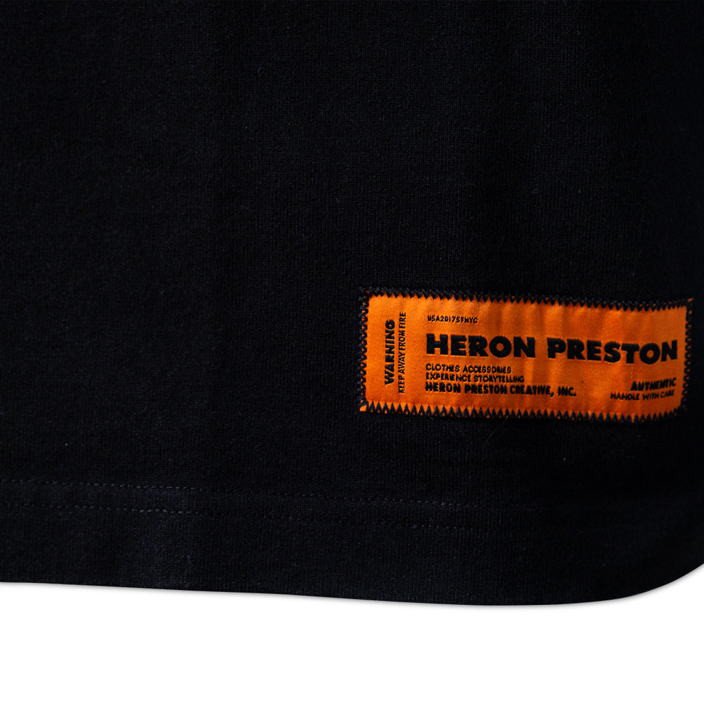 HERON PRESTON SS Turtleneck Pocket CTNMB - Black/White