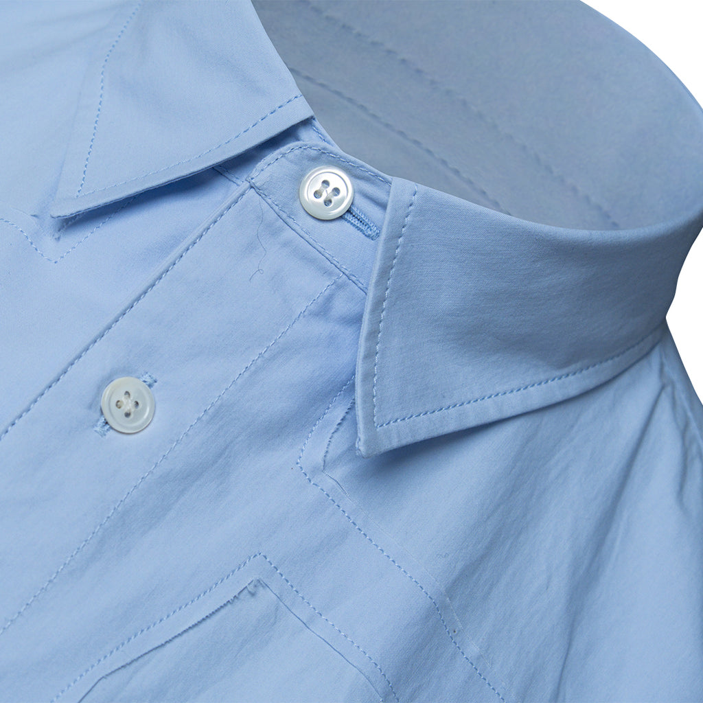 JW ANDERSON Relaxed Anchor Applique Shirt Light Blue
