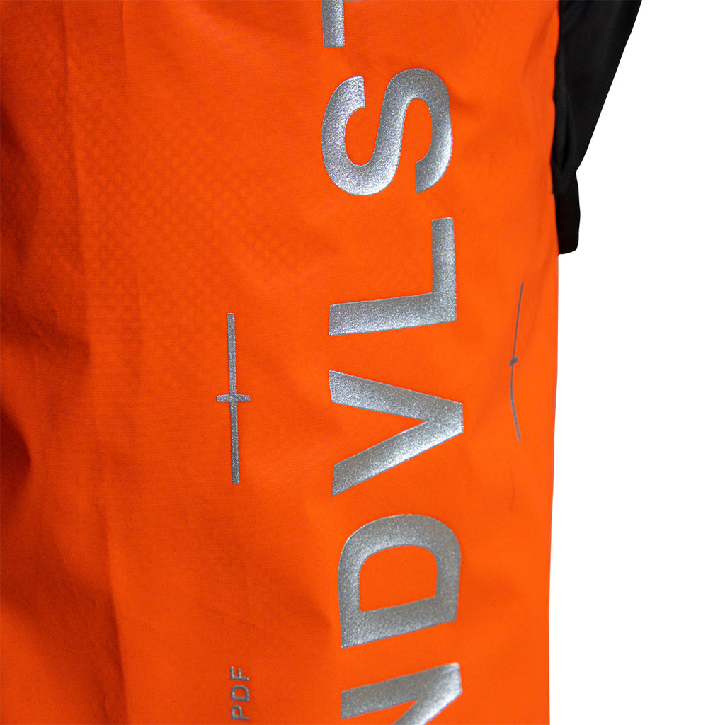 INDVLST Color Block Cargo Pant Orange