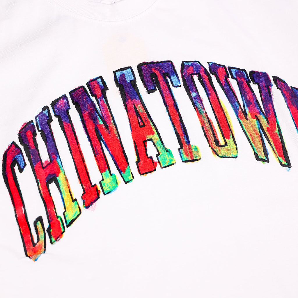MARKET Chinatown Watercolor Arc Tee - White