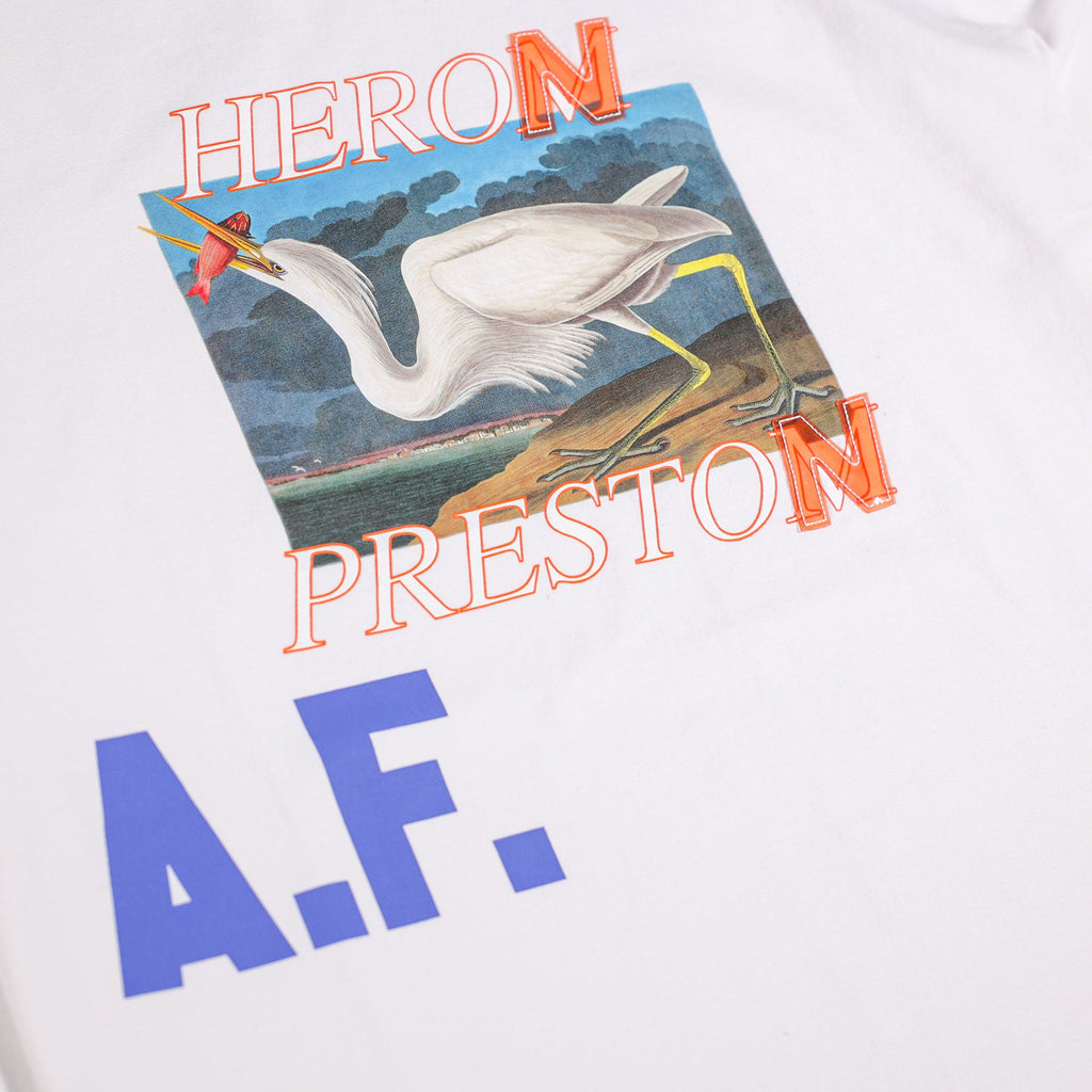 HERON PRESTON OS Heron A.F Tee White/Blue