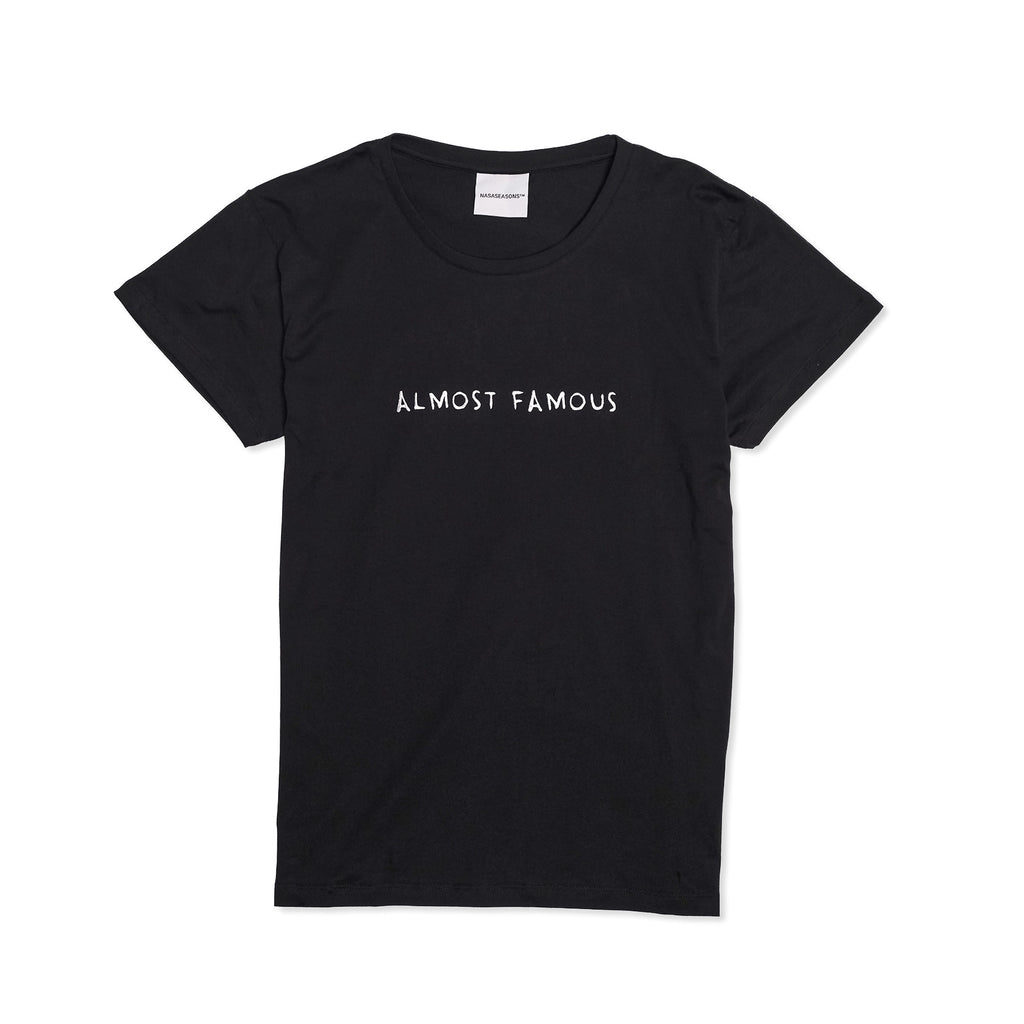 NASASEASONS Almost Famous T-Shirt - Black
