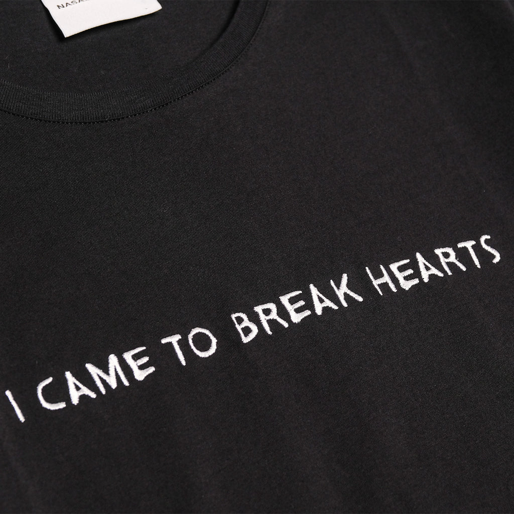 NASASEASONS I Came To Break Hearts T-Shirt - Black
