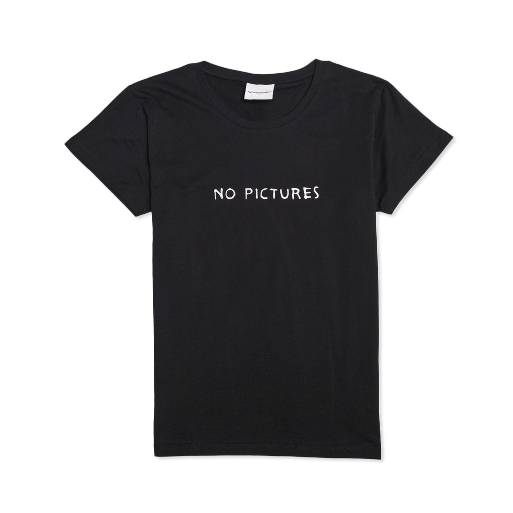 NASASEASONS No Pictures T-Shirt - Black