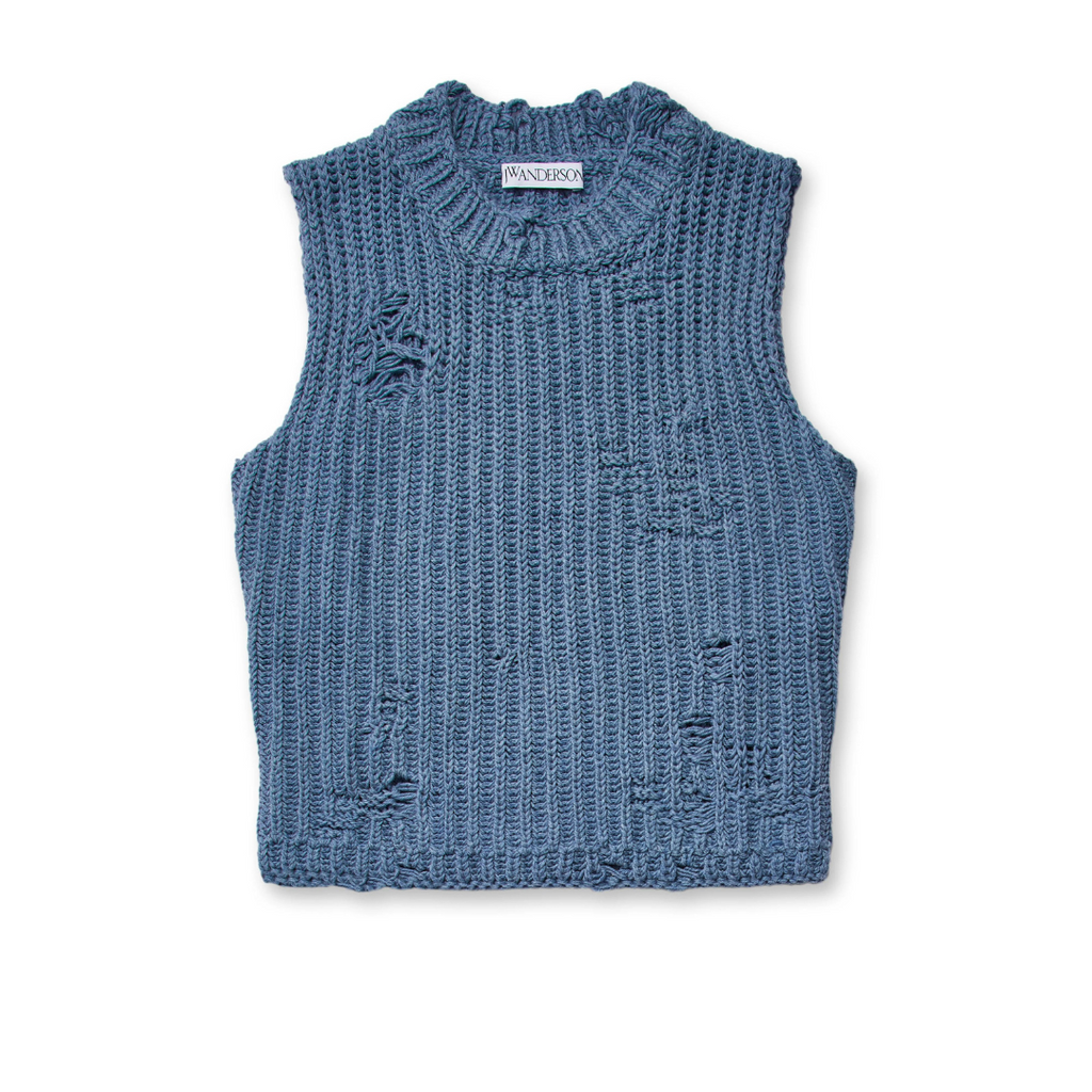 JW Anderson Distrested Cropped Vest