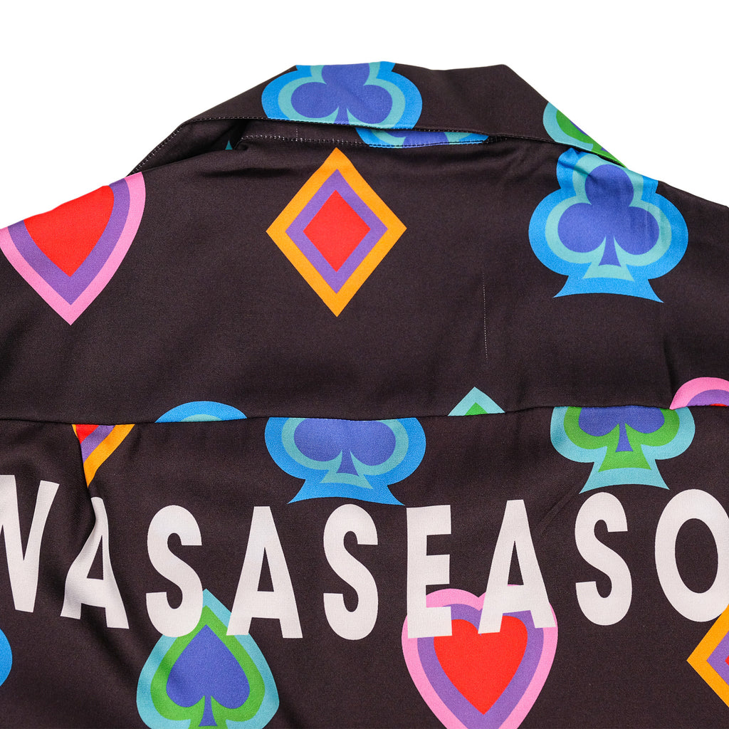 NASASEASONS Wild Card Button Up Shirt - Black
